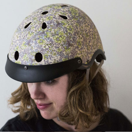 sawako fahrradhelm SAWAKO FURUNO FLORAL CREAM HELMET