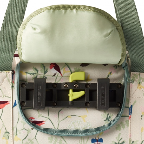 BASIL WANDERLUST CARRIER ALL PANNIER BAG CHARCOAL