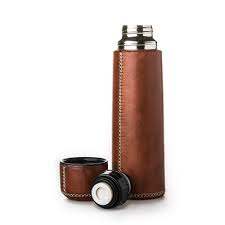 Tea for Two 0.5cl Leather Flask