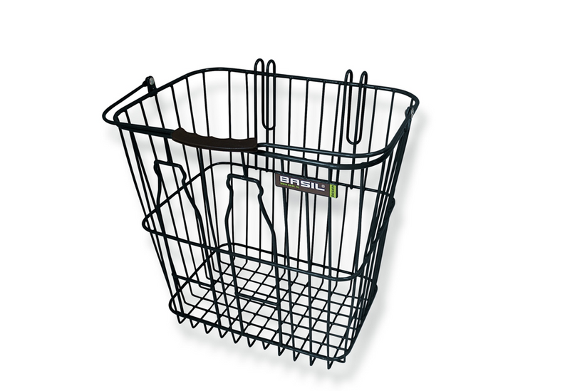 BEG BASIL MILK BOTTLE BASKET BLACK