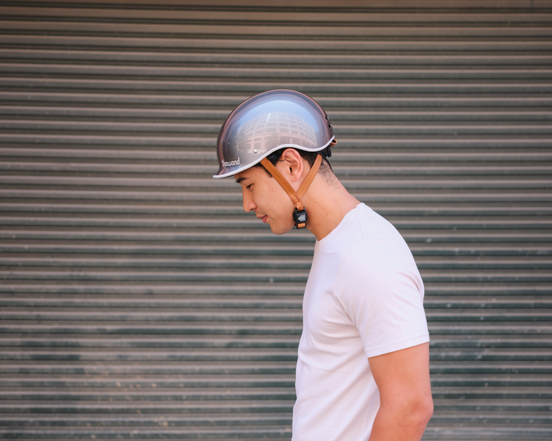 THOUSAND HELMET POLISHED TITANIUM